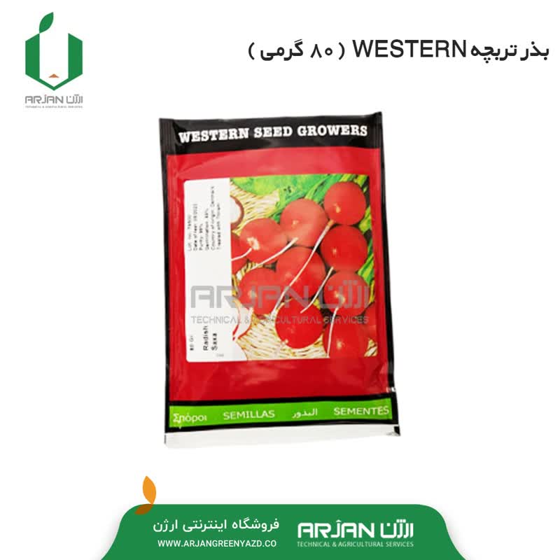 بذر تربچه WESTERN ( 80 گرمی )