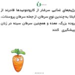 بذر هویج فرنگی نانتیس ( بسته بندی خانگی )