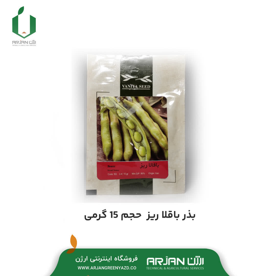 بذر باقلا ریز ( حجم 15 گرمی )